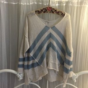 Flowy Free People striped sweater