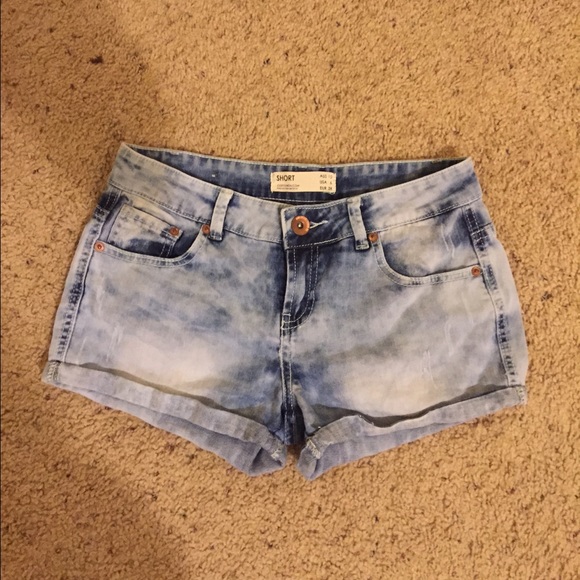 Acid Wash Shorts