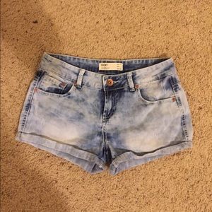 Acid Wash Shorts
