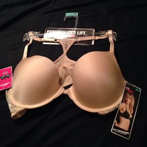 Maidenform I-Fit T-back beige bra 36B NWT
