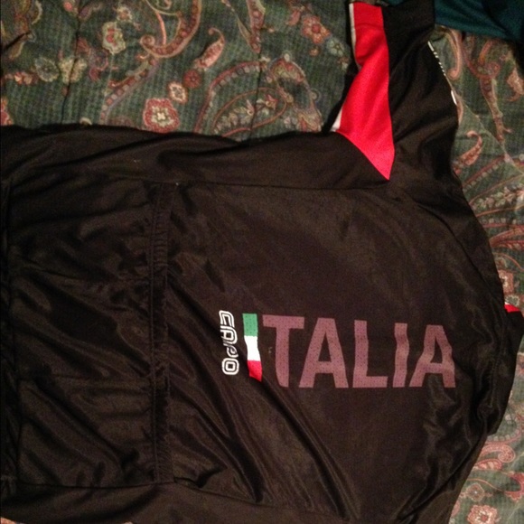 Bicycle jersey.  Fits more like a Large