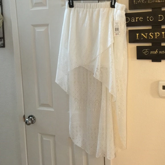 White skirt