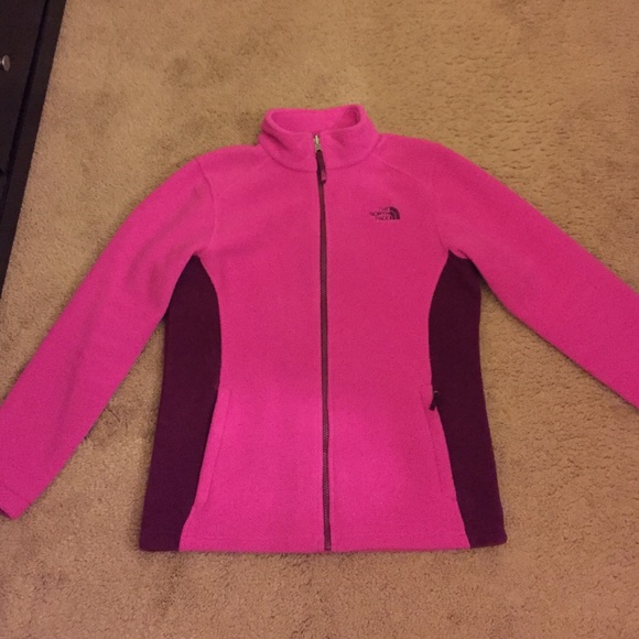 Pink north face