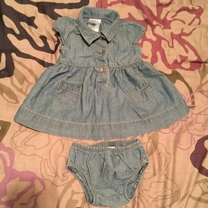 Carter's short sleeve jean dress