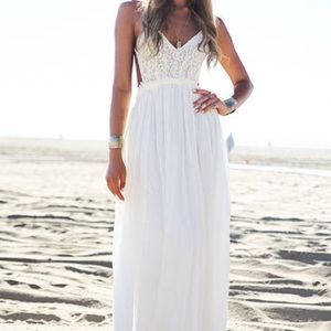Off-White Maxi Dress