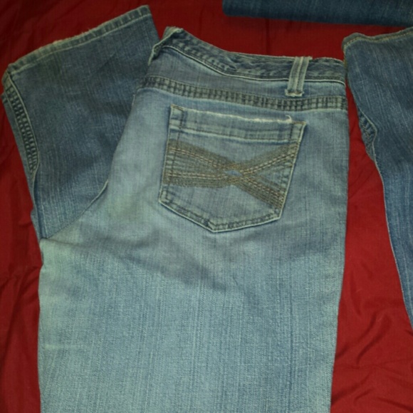 2 pairs of aeropostle jeans size 13/14 womens