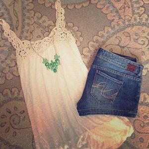 🔴 sold in bundle! 🔴 Forever 21 Cream Tank