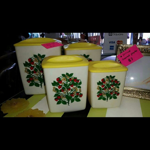 Retro plastic canisters