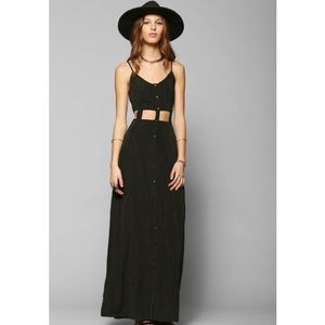 Pins & Needles Black cutout maxi dress