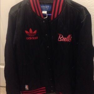 Men's Adidas Varsity Jacket Chicago Bulls
