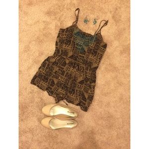 An Aztecan Print Romper