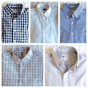 BUNDLE five jcrew shirts