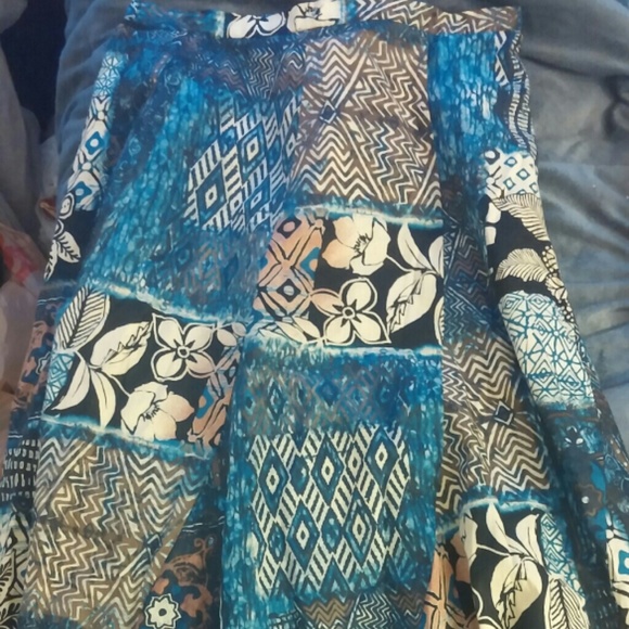 Indigo Patch Natalie Skirt