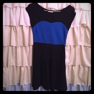 Black and blue modern dress