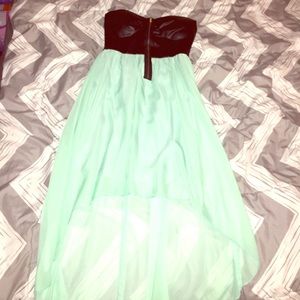 High low- tube top dress.