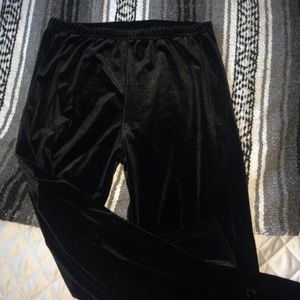Velvet leggings