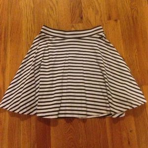 Victoria's Secret PINK striped skater skirt