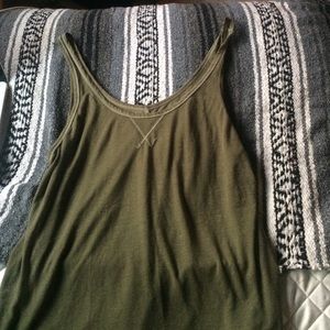 Army Green Tank Top