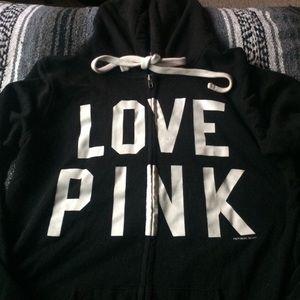 Victoria Secret PINK sweatshirt. Black/white