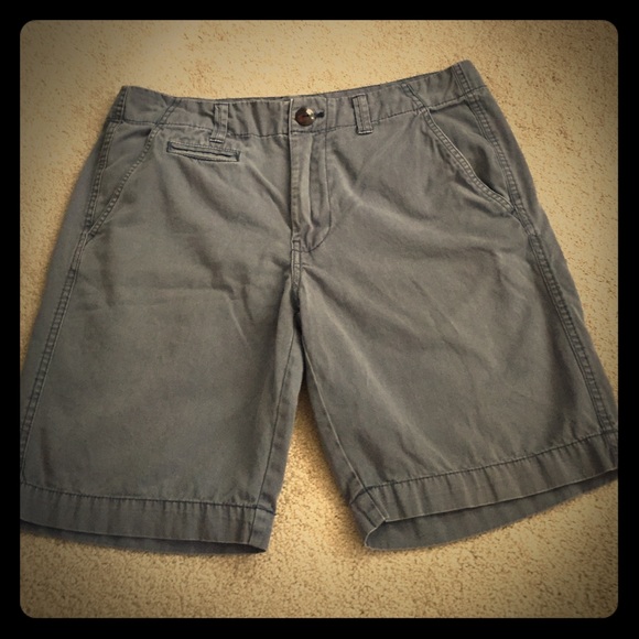 Cotton Flat Front Shorts. Men's Size 34