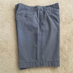 Cotton Flat Front Shorts. Men's Size 34