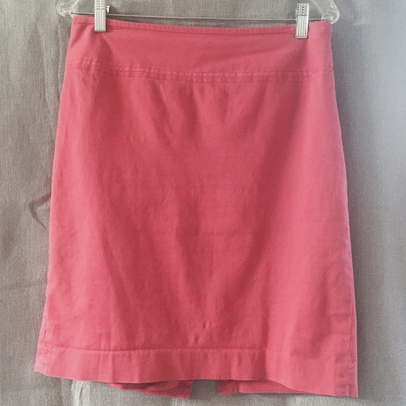 Watermelon pink pencil skirt from The Limited