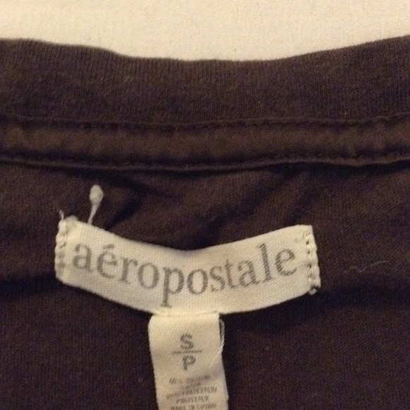 🌟3 for $15🌟Aeropostle Brown Flower Detailed Top - Picture 3 of 3