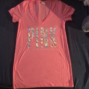 Coral, pinkish color Victoria's Secret v neck