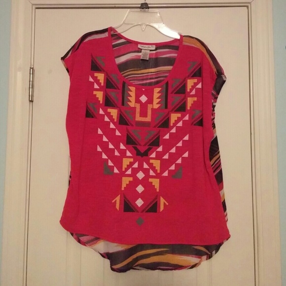 Pink Aztec Shirt