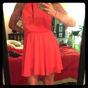 Deep Coral Dress