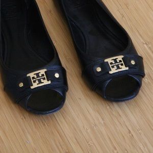 Tory Burch black flats shoes 10.5