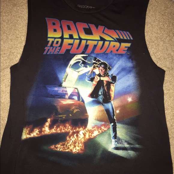 Back to The Future Muscle Shirt