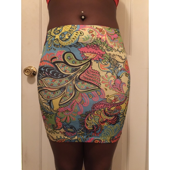 Multiple colored skirt