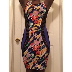 Multi colored dress