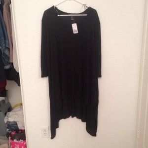 Forever 21 knit black sweater dress