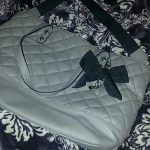 Jessica Simpson Purse Grey & Black