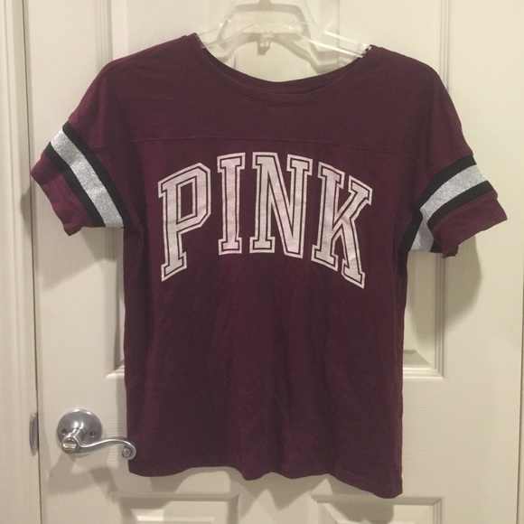 Victoria's Secret Pink maroon tshirt