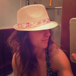 Fedora hat flower wrap