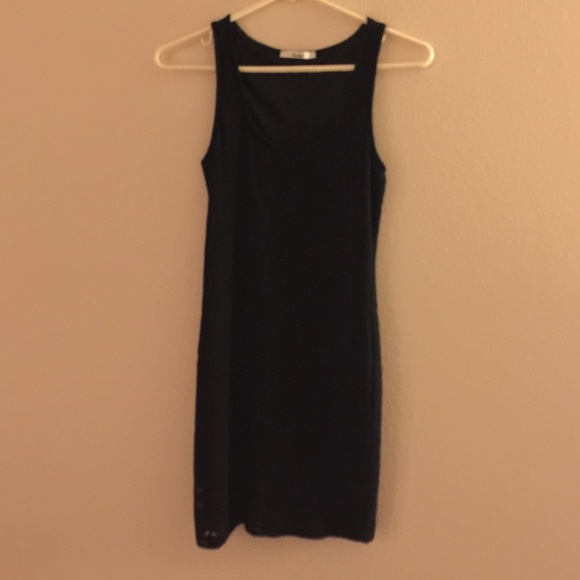 BLACK BODYCON DRESS
