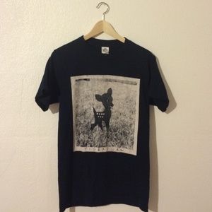 Tigers Jaw navy band t-shirt