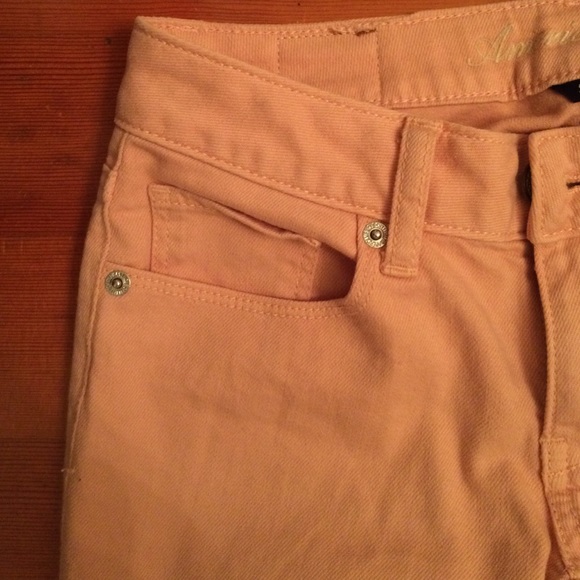 American eagle outfitters light pink stretch jeans - Picture 2 of 4