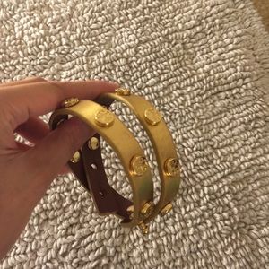 Tory burch gold wrap bracelet
