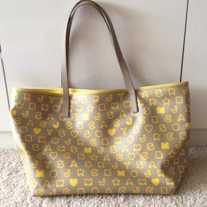 Marc by Marc Jacobs yellow mono tote