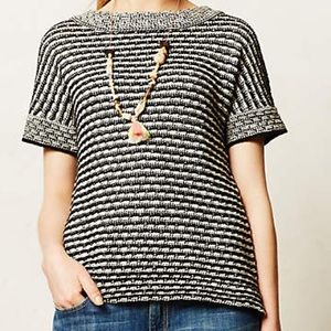 Anthro sweater short sleeves Anthro sweater short sleeves