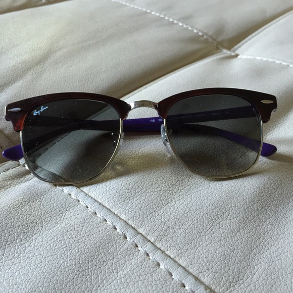Rayban purple Clubmaster sunglasses
