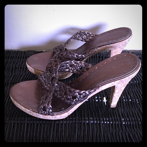 BCBGirls cork heels