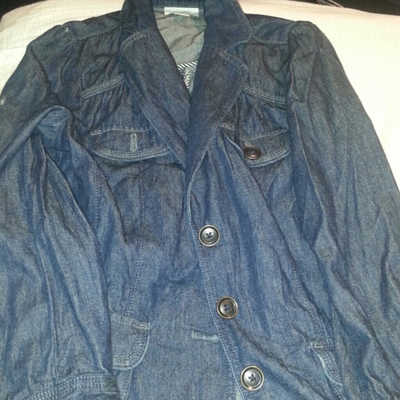 Ann Taylor Loft  Denim blazer