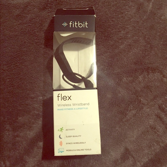 Black Fitbit Flex *WORN ONLY TWICE*
