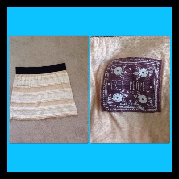 #153  🌴 FREE PEOPLE LACE SKIRT - Picture 2 of 2