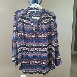Plus size Aztec blouse never worn